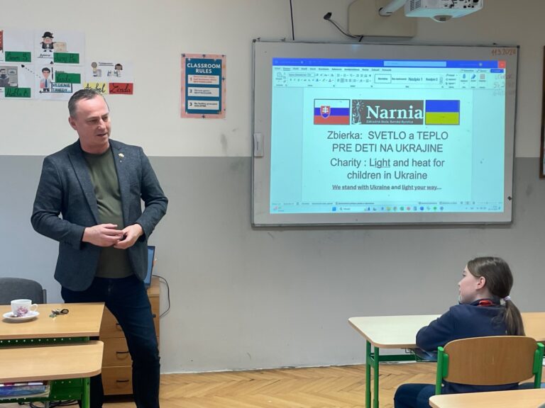 Do Narnie prišla vzácna návšteva - ZŠ Narnia, Banská Bystrica